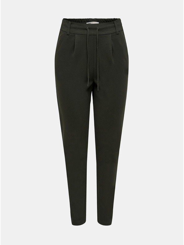 ONLY Zelené kalhoty ONLY Poptrash