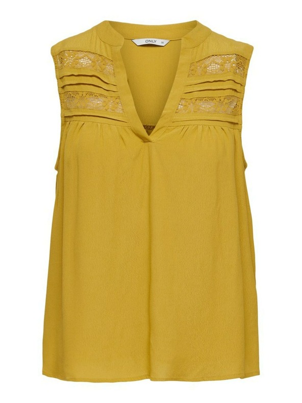 ONLY Hořčicový top ONLY Alexa