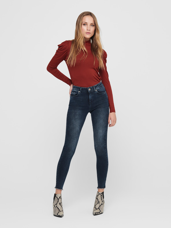ONLY Tmavě modré skinny fit džíny ONLY-Blush