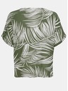 ONLY Khaki vzorovaná halenka ONLY Augustina