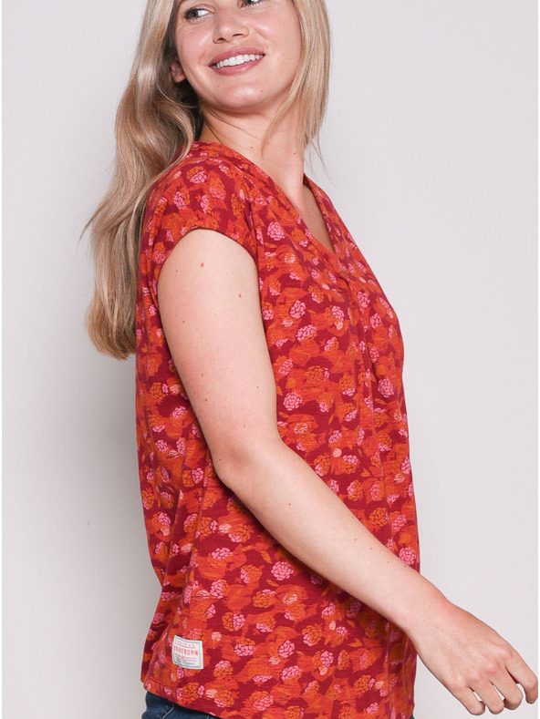 Brakeburn Červené vzorované tričko Brakeburn