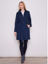 Tranquillo Tmavě modrý dámský zateplený trenčkot Tranquillo