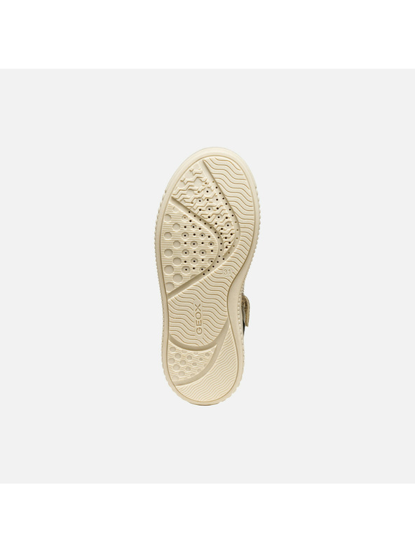 Geox Krémové dívčí tenisky Geox Laquinny