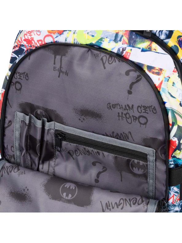 BAAGL  BAAGL 3 SET Skate Batman Comics: batoh, etue, sáček