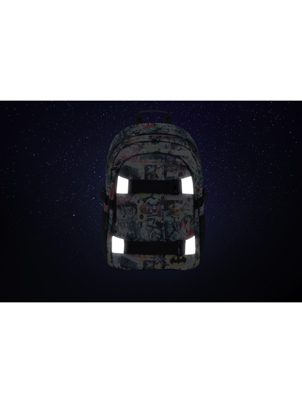 BAAGL  BAAGL 3 SET Skate Batman Comics: batoh, etue, sáček