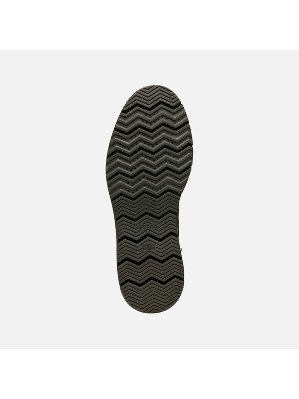 Geox Tmavě hnědá pánská kotníková obuv Geox Pove