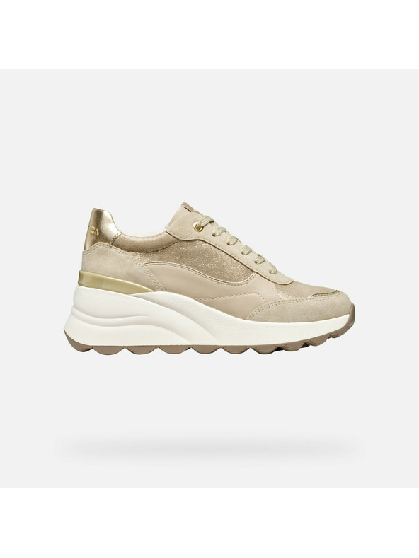 Geox Krémové dámské tenisky Geox Spherica EC13