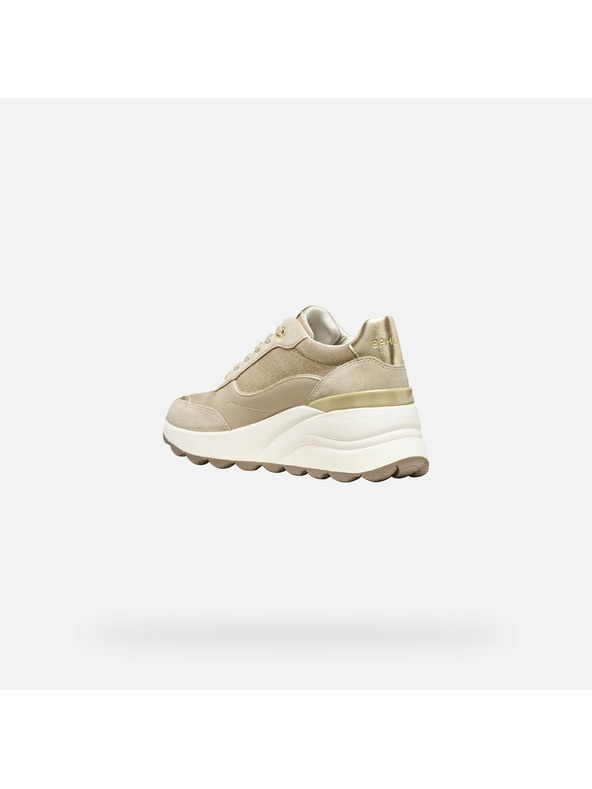 Geox Krémové dámské tenisky Geox Spherica EC13