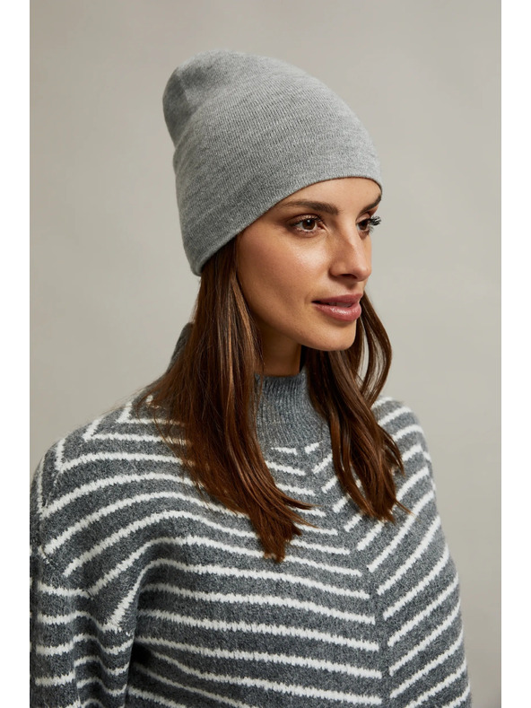 Moodo Šedá dámská čepice