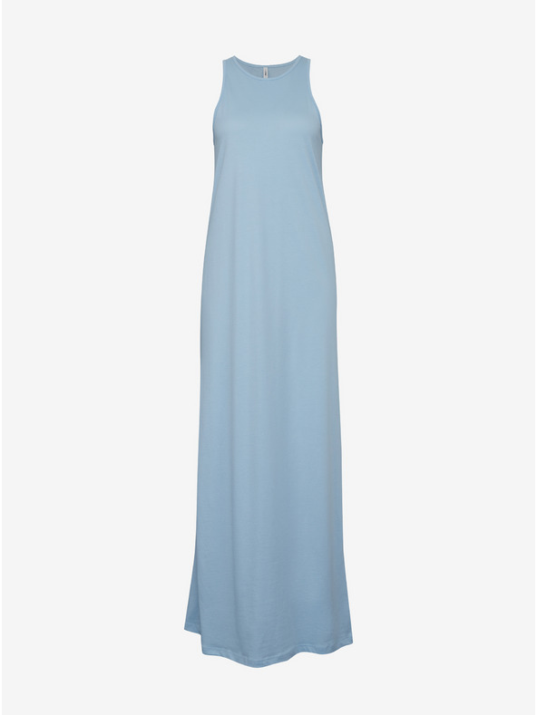 ONLY Světle modré dámské basic maxišaty ONLY May