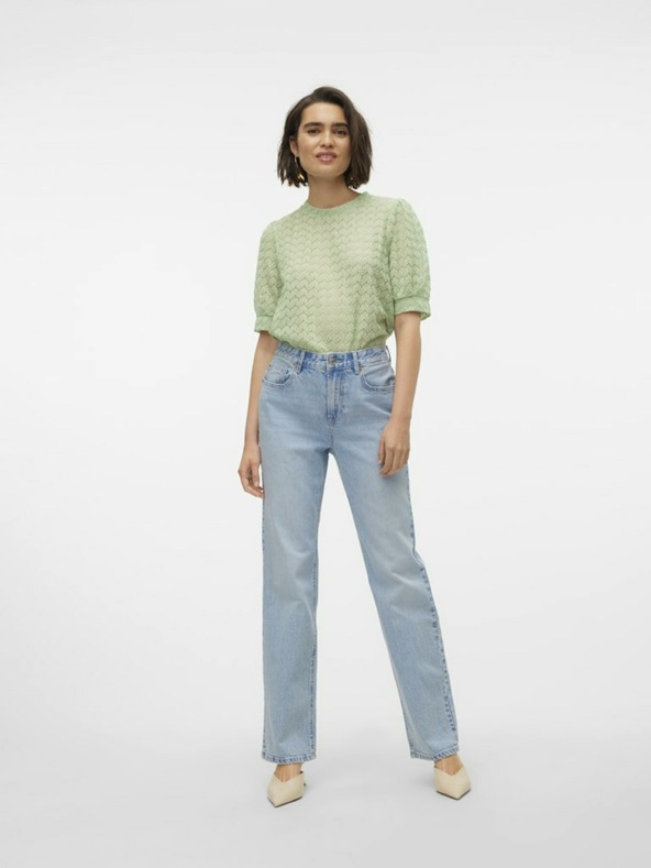 Vero Moda Světle modré dámské rovné džíny Vero Moda Tessa