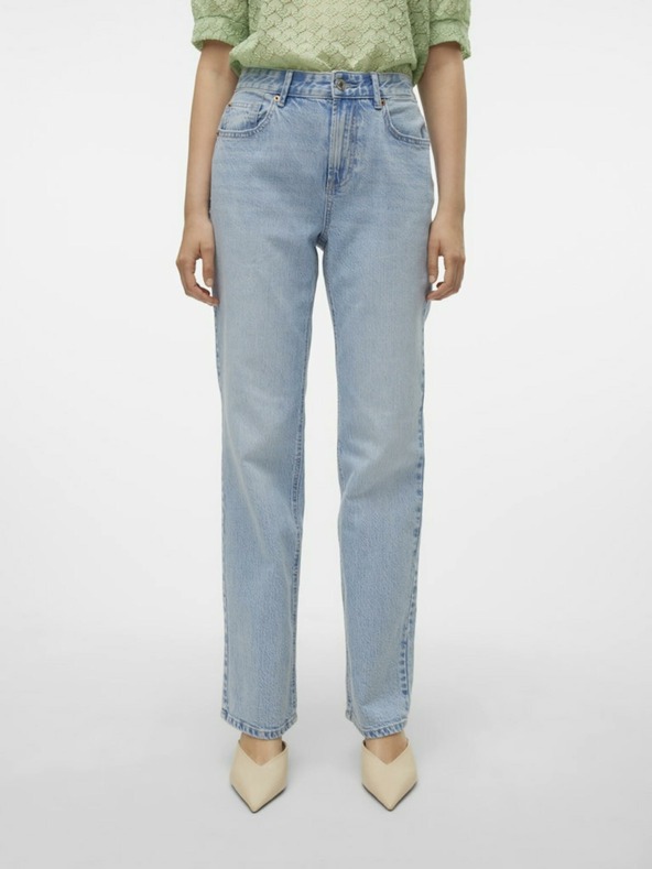 Vero Moda Světle modré dámské rovné džíny Vero Moda Tessa