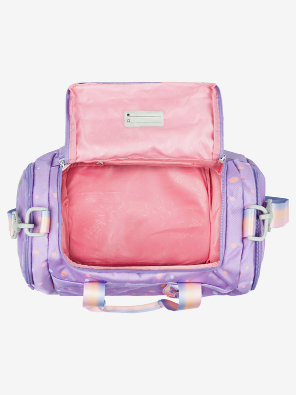 BAAGL  Fialová Dětská sportovní taška Mazlíčci Baagl