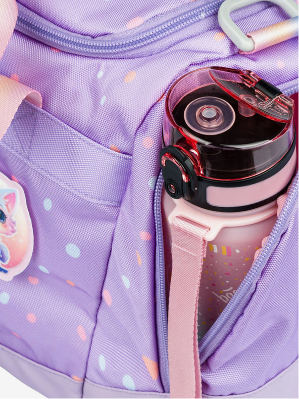 BAAGL  Fialová Dětská sportovní taška Mazlíčci Baagl