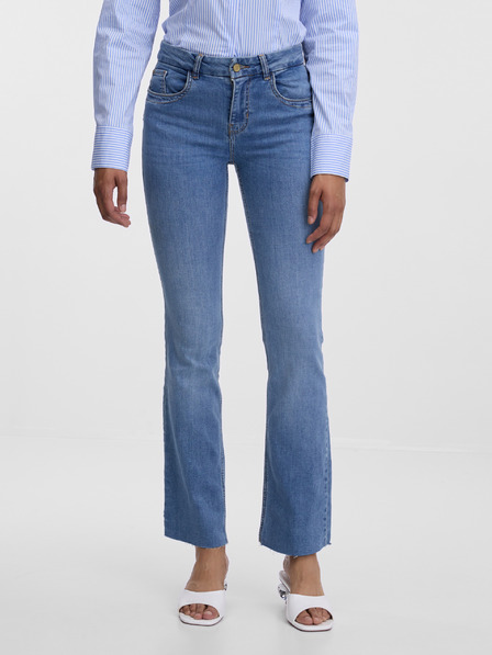 Orsay Světle modré dámské bootcut džíny ORSAY