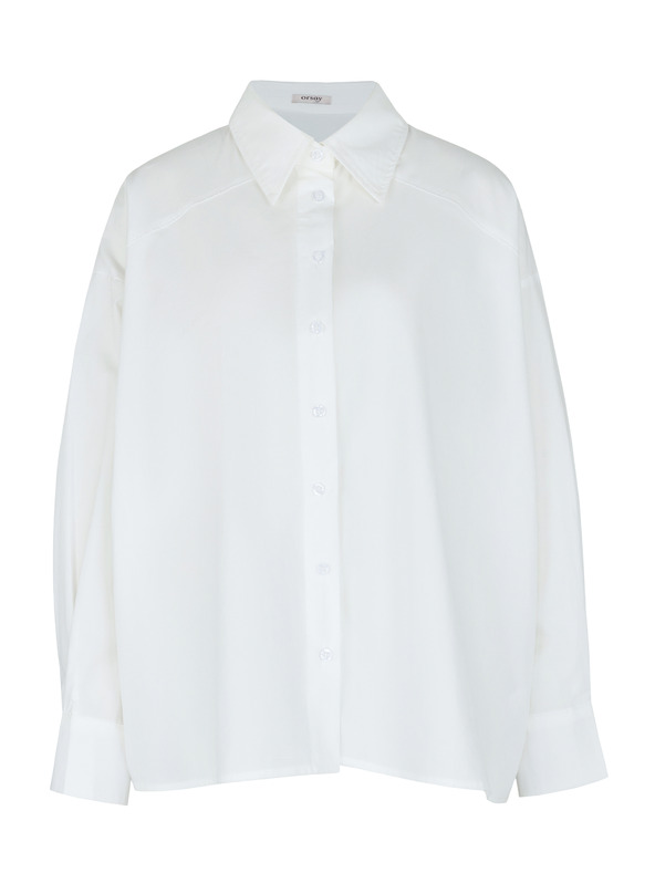 Orsay Bílá dámská oversize košile ORSAY