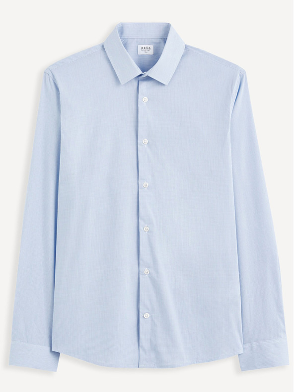 Celio Kostkovaná košile slim Masantal2 Celio