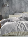 Kvalitex Francouzské mušelínové povlečení 240x200, 70x90cm světle šedé Kvalitex