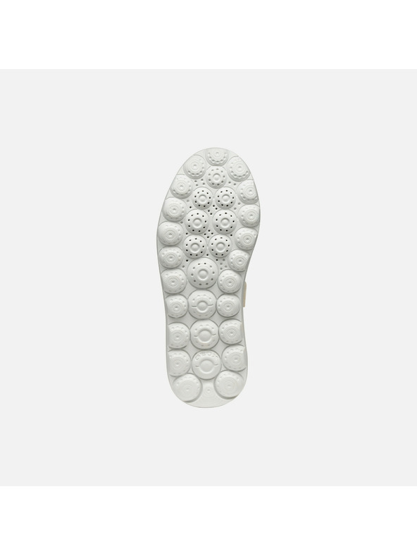 Geox Bílé dívčí tenisky Geox Puffypop