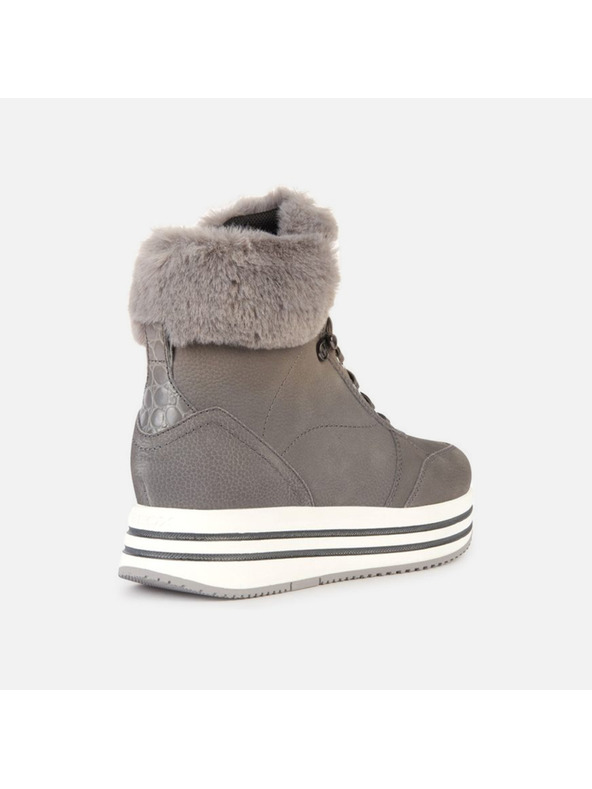 Geox Šedé dámské tenisky Geox Kency