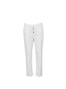 CAMAIEU Bílé slim fit džíny CAMAIEU
