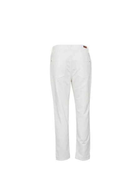 CAMAIEU Bílé slim fit džíny CAMAIEU