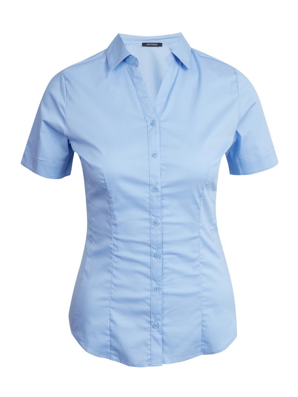 Orsay Světle modrá košile s krátkým rukávem ORSAY