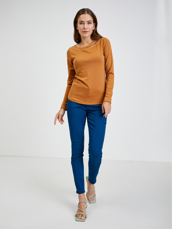 Orsay Hnědé dámské tričko ORSAY