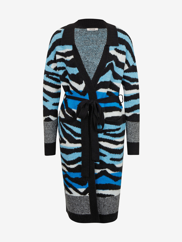 Orsay Modro-černý dámský vzorovaný kardigan ORSAY