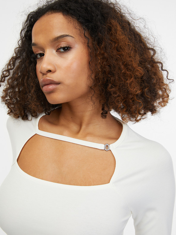 Orsay Bílé dámské tričko ORSAY