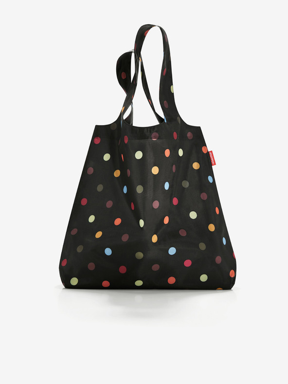 Reisenthel Černá puntíkovaná nákupní taška Reisenthel Mini Maxi Shopper