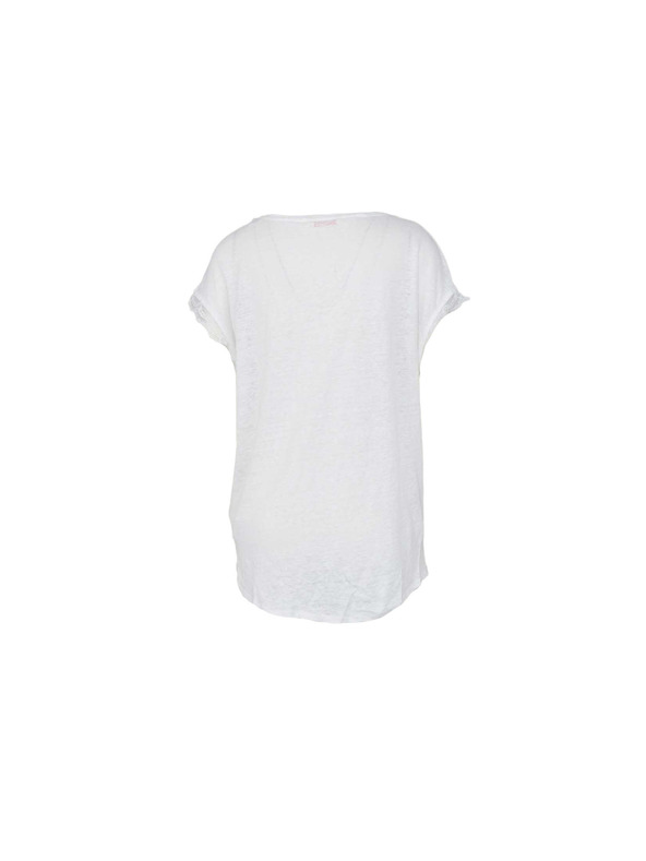 CAMAIEU Bílé tričko s krátkým rukávem