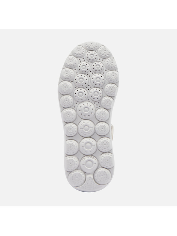 Geox Krémové dívčí tenisky Geox Puffypop Girl