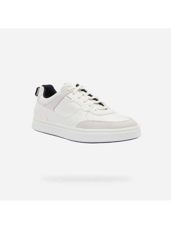 Geox Bílé pánské tenisky Geox Baltmoore