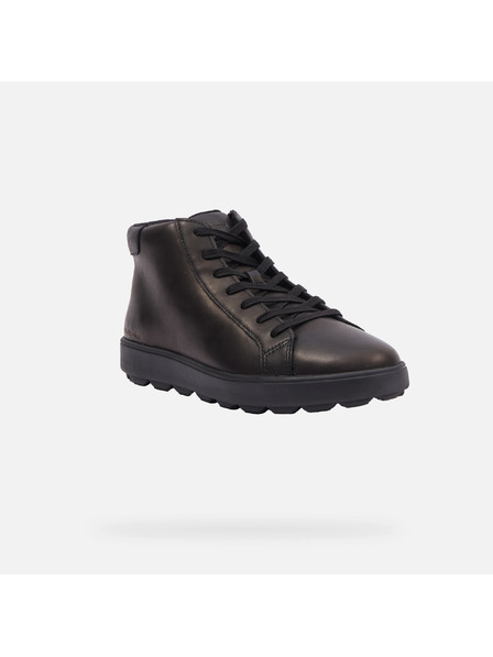 Geox Černé pánské tenisky Geox Spherica Ecub-1