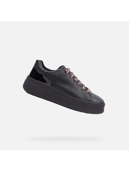 Geox Černé dámské tenisky Geox Spherica Ecub-2