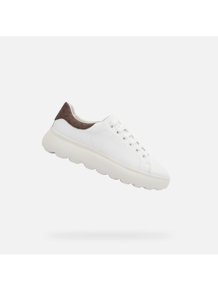 Geox Bílé dámské tenisky Geox Spherica EC4.1