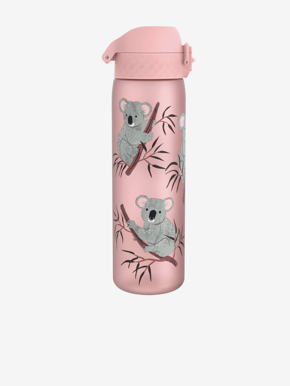 ION8 Růžová lahev Ion8 Leak Proof Koala 500 ml