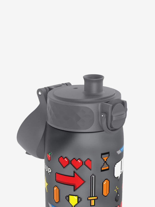 ION8 Šedá vzorovaná lahev Ion8 Leak Proof Gamer (500 ml)