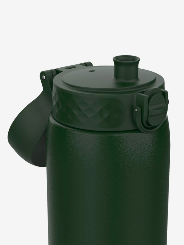 ION8 Tmavě zelená nerezová lahev Ion8 Leak Proof (1200 ml)
