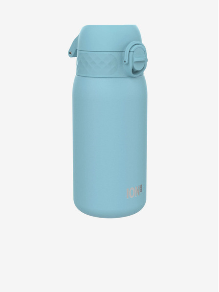 ION8 Světle modrá nerezová lahev Ion8 Leak Proof (400 ml)