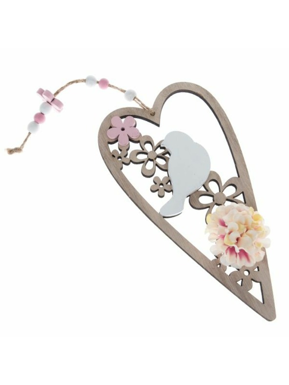 Casa de Engel Dřevěná závěsná jarní dekorace, 12/192