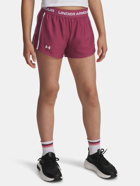 Under Armour Dívčí kraťasy Under Armour G Tech Play Up Short-RED