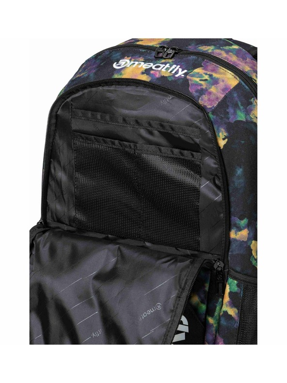 Meatfly Meatfly batoh Basejumper Dark Aquarel 22 L + PENÁL  | Objem 22 L