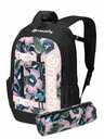 Meatfly Meatfly batoh Basejumper Pink Flowers 22 L + PENÁL  | Objem 22 L