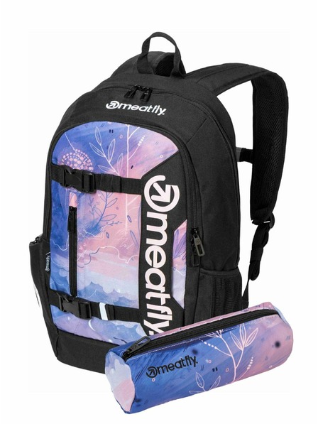 Meatfly Meatfly batoh Basejumper Lighthouse 22 L + PENÁL  | Mnohobarevná | Objem 22 L