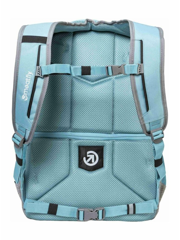 Meatfly Meatfly batoh Exile Grey Heather / Aqua 24 L + PENÁL  | Šedá | Objem 24 L