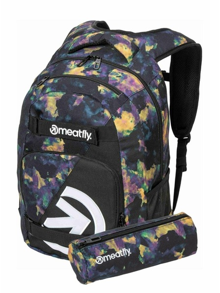Meatfly Meatfly batoh Exile Dark Aquarel 24 L + PENÁL  | Objem 24 L