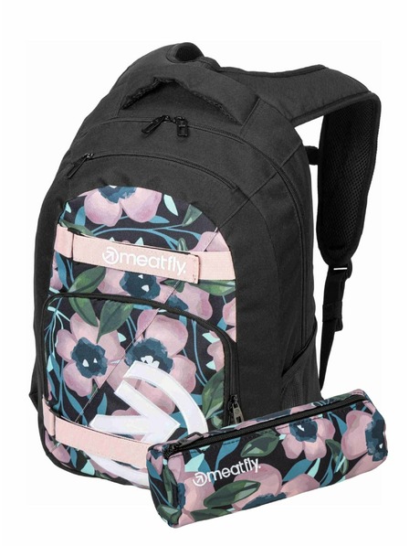 Meatfly Meatfly batoh Exile Pink Flowers 24 L + PENÁL  | Objem 24 L