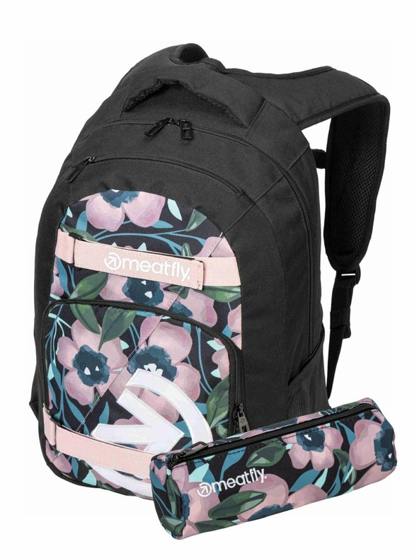 Meatfly Meatfly batoh Exile Pink Flowers 24 L + PENÁL  | Objem 24 L